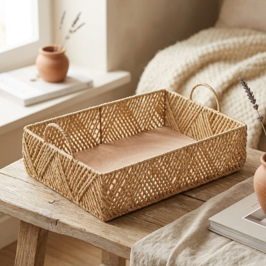 Straw Basket	Large